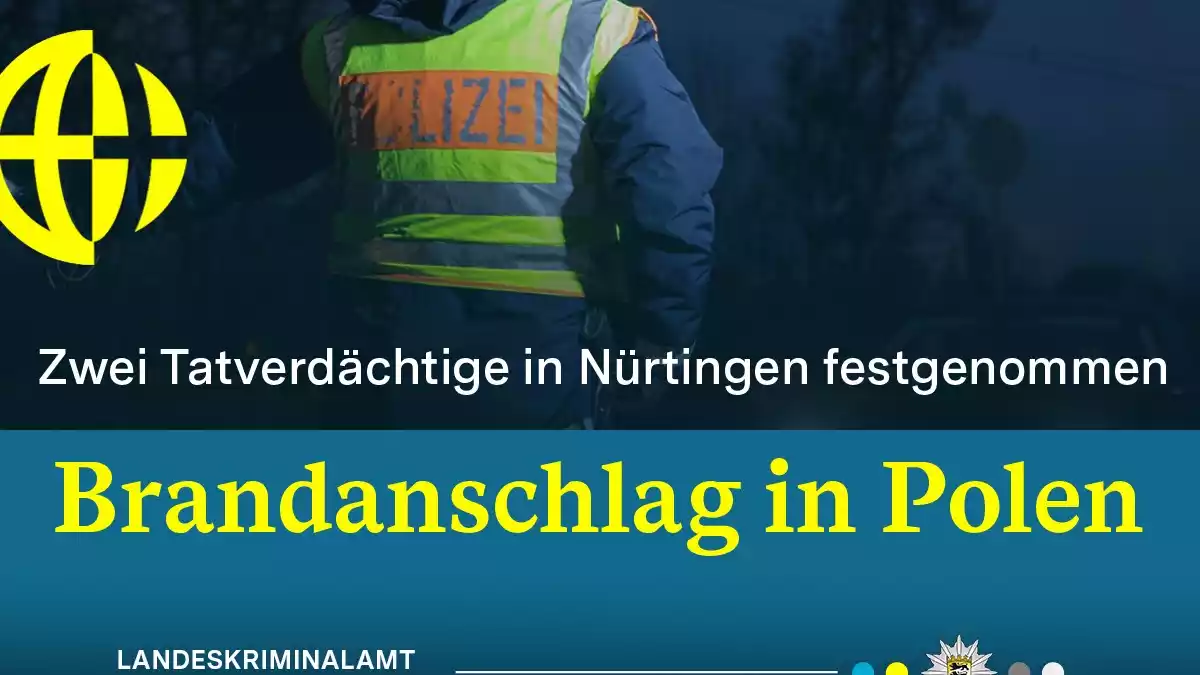 LKA-BW: Auf Ersuchen der Republik Polen: Zwei Männer in Nürtingen festgenommen und in Haft - Bild: presseportal.de