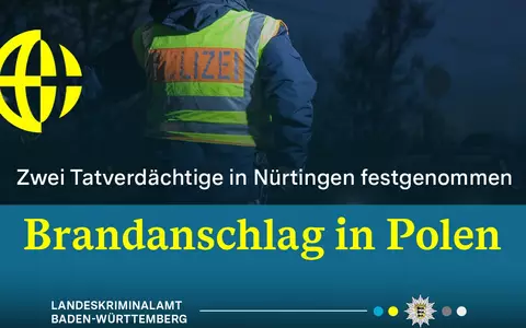 LKA-BW: Auf Ersuchen der Republik Polen: Zwei Männer in Nürtingen festgenommen und in Haft - Foto: presseportal.de