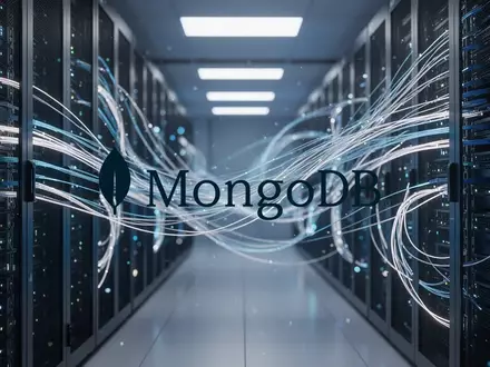 Abstrakte Darstellung eines modernen Rechenzentrums mit leuchtenden Glasfaserkabeln und digitaler Infrastruktur. - Foto: über boerse-global.de