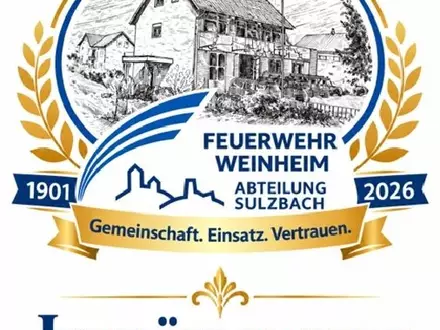 FW Weinheim: 125 Jahre Feuerwehr Weinheim Abteilung Sulzbach: Festakt würdigt Tradition, Einsatzbereitschaft und Gemeinschaft - Foto: presseportal.de