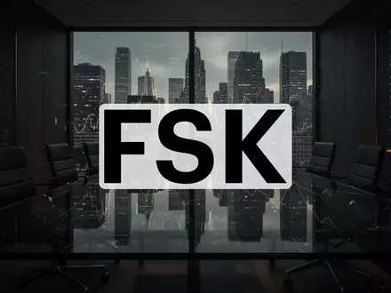 Abstrakte Darstellung von Kreditrisiken und Marktvolatilität in einem modernen, stimmungsvollen Finanzbüro. - Foto: über boerse-global.de