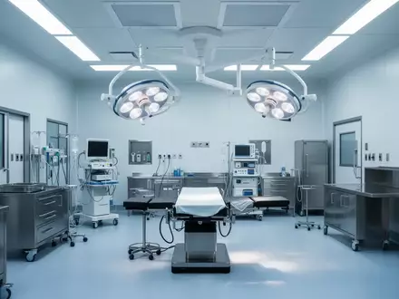 Ein moderner, steriler Operationssaal mit medizinischer Ausstattung in einer Klinik. - Foto: über boerse-global.de