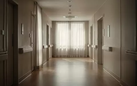 Ein ruhiger, lichtdurchfluteter Flur in einer medizinischen Einrichtung mit minimalistischer Architektur und sanften Farben. - Foto: über boerse-global.de