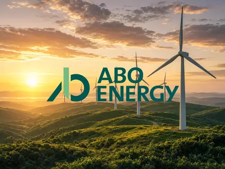 Moderne Windkraftanlagen in einer grünen Landschaft bei Sonnenaufgang als Symbol für erneuerbare Energien. - Foto: über boerse-global.de