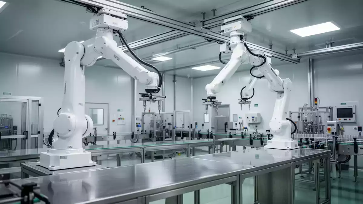 Vetter Pharma automatisiert Gefriertrockner mit zehn Stäubli-Robotern