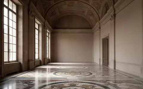 Ein lichtdurchfluteter, leerer Saal in einer historischen Kunstgalerie mit hohen Decken und Marmorboden. - Foto: über boerse-global.de