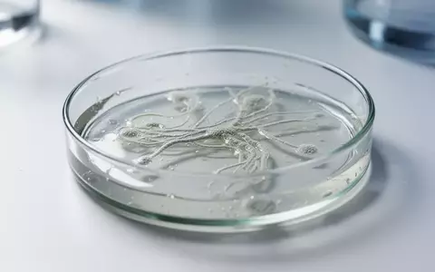 Eine Nahaufnahme einer Petrischale mit einem biologischen Nährmedium in einem sauberen Laborumfeld. - Foto: über boerse-global.de