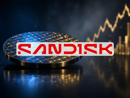 Ein glänzender Halbleiter-Wafer in einer stimmungsvollen, technologisch geprägten Umgebung als Symbol für die Chip-Industrie. - Foto: über boerse-global.de