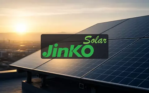 Moderne Photovoltaikanlagen bei Sonnenaufgang als Symbol für technologische Innovation in der Solarbranche. - Foto: über boerse-global.de