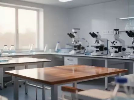 Ein minimalistisches, helles medizinisches Forschungslabor mit moderner Ausstattung und ruhiger Atmosphäre. - Foto: über boerse-global.de