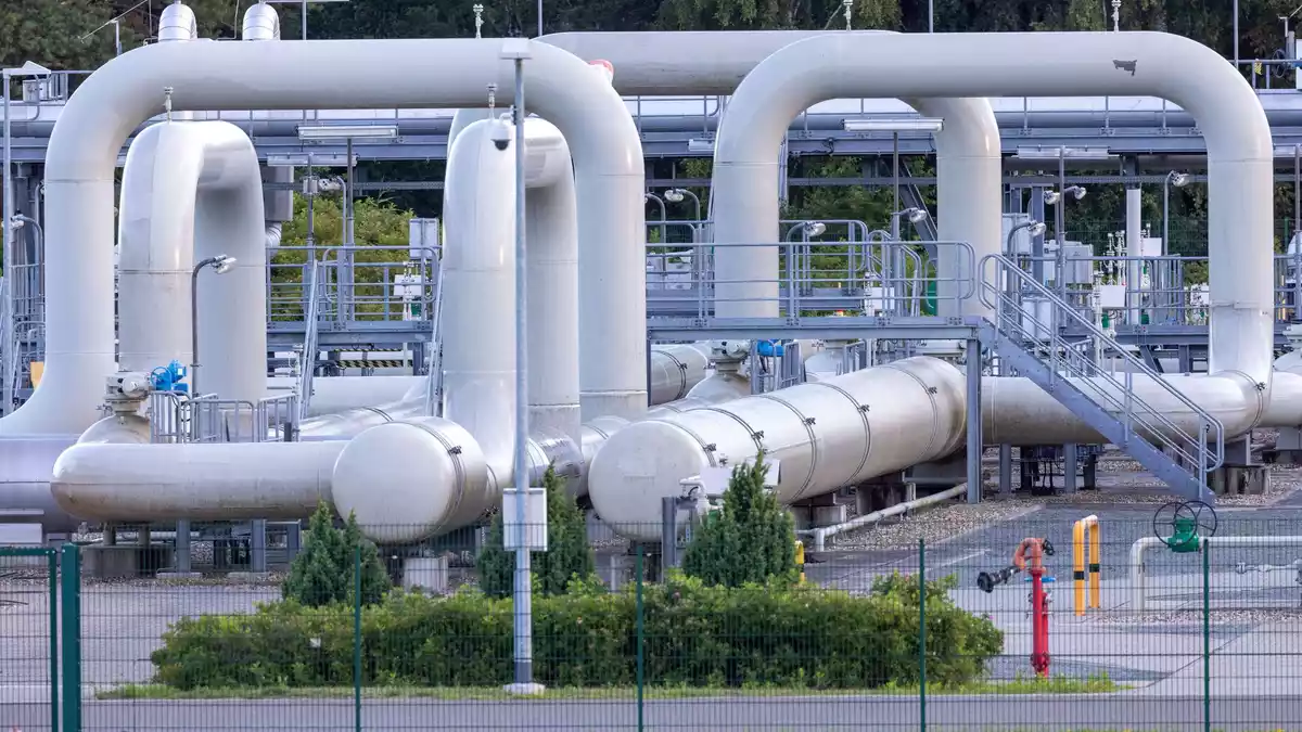 Über die Ostseepipeline Nord Stream 1 lief bis 2022 Gas von Russland nach Deutschland. (Archivbild) - Bild: Jens Büttner/dpa