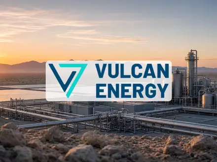 Moderne industrielle Anlage zur nachhaltigen Lithium-Gewinnung in einer weitläufigen Landschaft bei Sonnenuntergang. - Foto: über boerse-global.de
