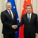 EU-Handelskommissar Sefcovic (l) hatte in China Gespräche geführt. (Archivbild) - Bild: Tian Yu/XinHua/dpa