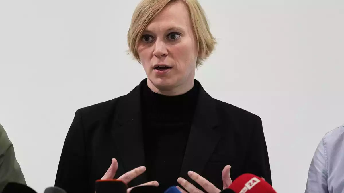 Grünen-Landeschefin Nina Stahr erwartet von der Linken eine Erklärung, «was da gestern in der Fraktionssitzung passiert ist». (Archivbild) - Bild: Sven Kaeuler/dpa
