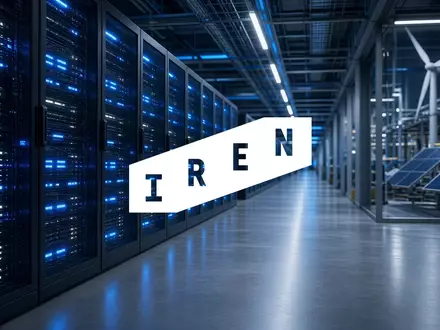 Moderne Rechenzentrumsinfrastruktur mit leuchtenden Server-Racks als Symbol fĂĽr digitale Expansion und Energiewachstum - Foto: ĂĽber boerse-global.de