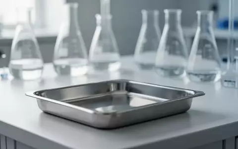 Ein steriler, minimalistischer medizinischer Untersuchungsraum mit einer leeren Edelstahlschale auf einem weißen Tisch. - Foto: über boerse-global.de
