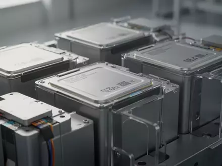 Moderne Lithium-Ionen-Batteriezellen in einem Laboraufbau - Foto: über boerse-global.de