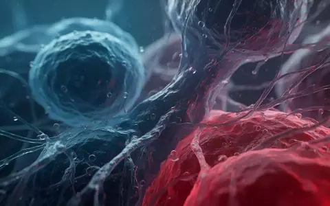 Mikroskopische Aufnahme von biologischen Zellstrukturen im Herzgewebe mit Fokus auf immunologische Prozesse. - Foto: über boerse-global.de