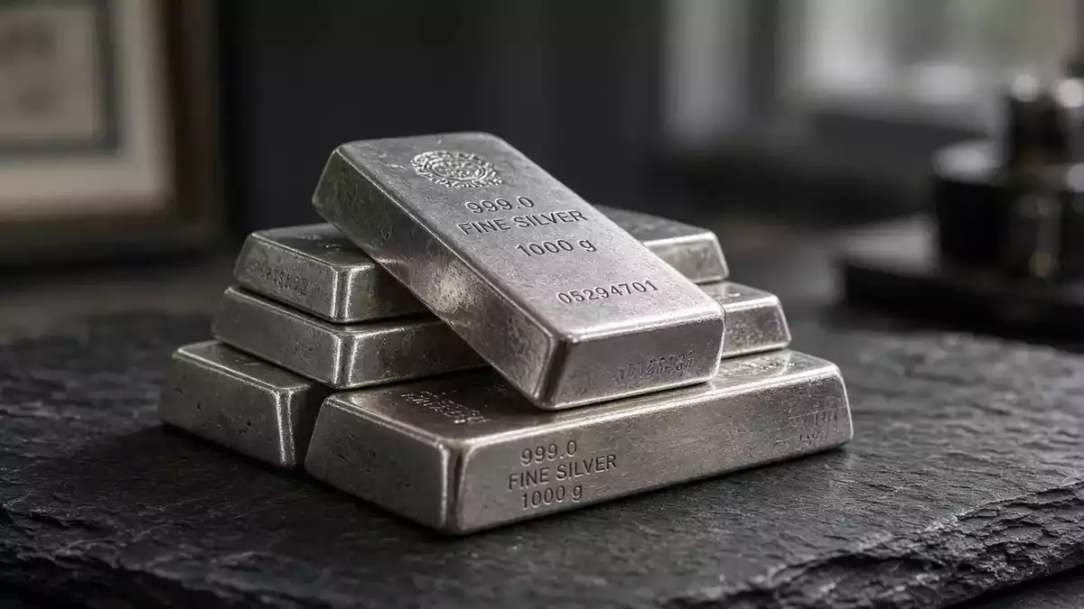 Silver Falls 1.9% to $59.40 as Fed Signals and CPI Data Weigh