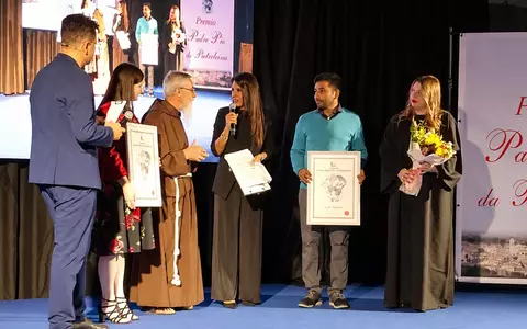 Erstmals deutsche Filmschaffende geehrt: Jennifer Pengel und Ravi Gautam erhalten den Premio Internazionale Padre Pio da Pietrelcina - Foto: presseportal.de