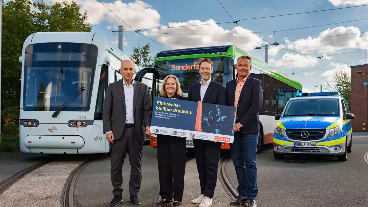 POL-BO: Für mehr Sicherheit: Gemeinsame Präventionswochen der Polizei und der Verkehrsbetriebe von Bochum, Herne und Witten - Bild: presseportal.de