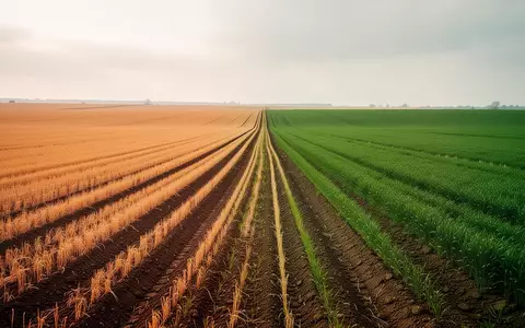 Ein weites, unbestelltes Ackerfeld unter einem bewölkten Himmel, das die geologischen Gegebenheiten der Böden symbolisiert. - Foto: über boerse-global.de