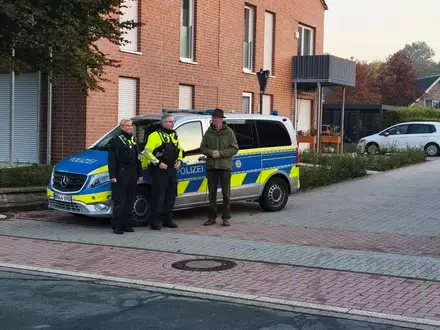 POL-COE: Billerbeck, L577 / Polizei kontrolliert zur Vermeidung von WildunfÀllen - Foto: presseportal.de