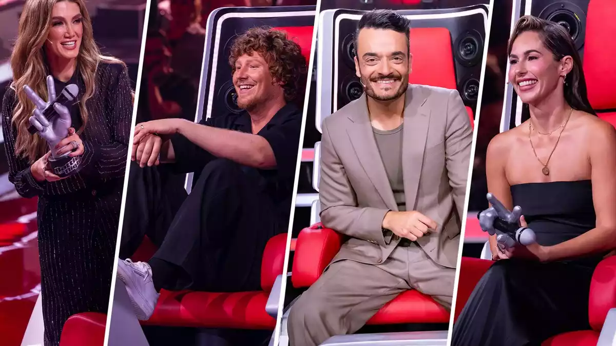 Delta Goodrem Michael Schulte Giovanni Zarrella Sarah Engels The Voice of Germany - Bild: Joyn/Richard Hübner/Claudius Pflug, presseportal.de