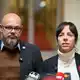 Elif Eralp (re.) und Tobias Schulze leiten die Linke-Fraktion im Berliner Abgeordnetenhaus. - Bild: Soeren Stache/dpa