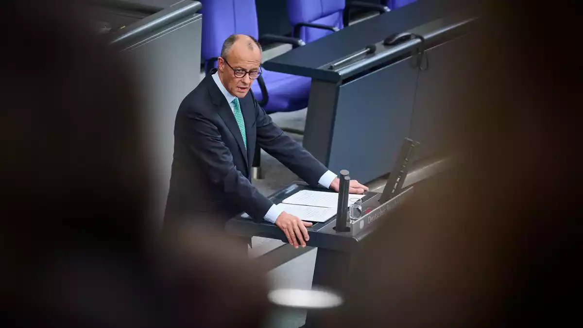 Kanzler Friedrich Merz setzt auf schöpferische Kräfte.  - Bild: Bernd von Jutrczenka/dpa