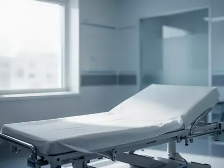 Ein leerer, modern eingerichteter Behandlungsraum in einer Klinik mit hellem, natürlichem Licht. - Foto: über boerse-global.de