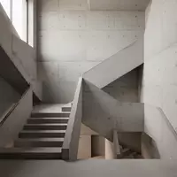 Moderne, minimalistische Betontreppe in einem Gebäude mit klaren architektonischen Linien und natürlichem Lichteinfall. - Foto: über boerse-global.de