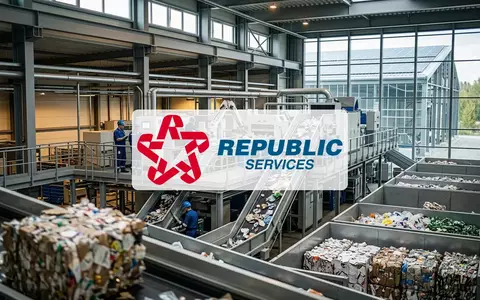 Moderne Recyclinganlage als Symbol für nachhaltige Abfallwirtschaft und industrielle Innovation. - Foto: über boerse-global.de