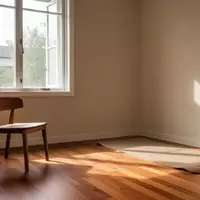 Ein minimalistischer Therapieraum mit hellem Tageslicht, Holzboden und einer Yogamatte. - Foto: über boerse-global.de