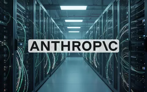Abstrakte Darstellung einer modernen KI-Infrastruktur mit Server-Racks und Lichtleitern in einem Rechenzentrum. - Foto: über boerse-global.de