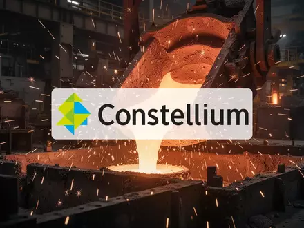 Geschmolzenes Aluminium in einer modernen Industrieanlage bei dramatischer Beleuchtung. - Foto: über boerse-global.de