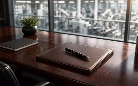 Ein moderner, heller Arbeitsplatz mit Blick in eine industrielle Fertigungshalle bei Tageslicht. - Foto: über boerse-global.de