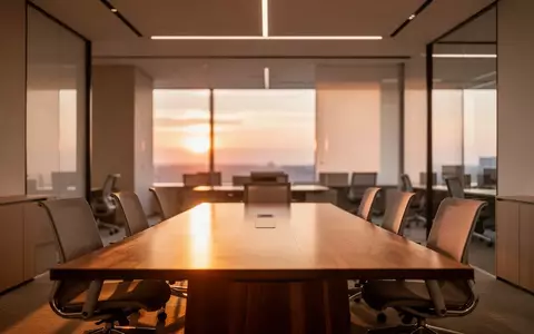 Ein minimalistisch eingerichteter, moderner Büroraum in Tokio mit warmem Tageslicht und einer ruhigen Arbeitsatmosphäre. - Foto: über boerse-global.de