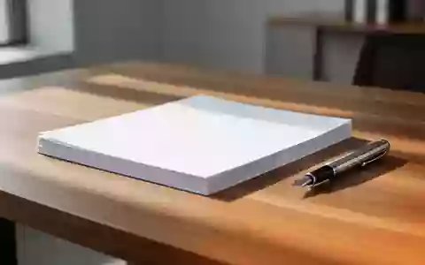 Ein minimalistischer Arbeitsplatz mit einem Stapel leerem Papier und einem Füllfederhalter auf einem Holztisch. - Foto: über boerse-global.de