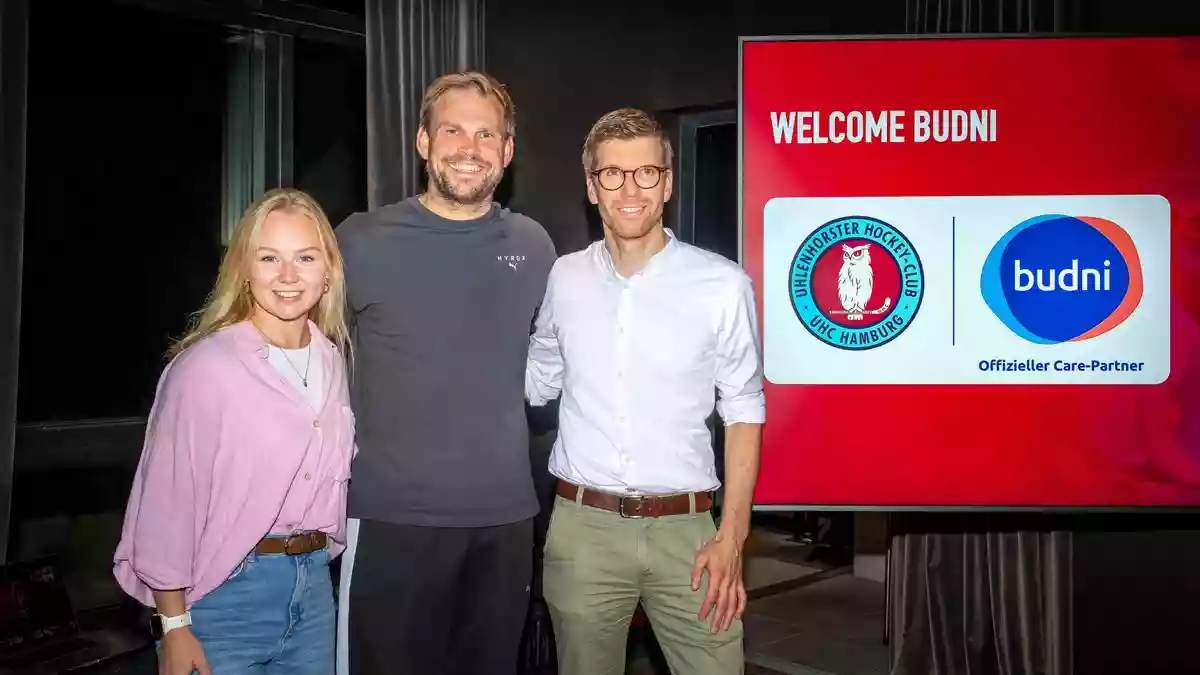 Gemeinsam für den Hamburger Vereinssport: budni wird Care-Partner des UHC Hamburg - Bild: presseportal.de