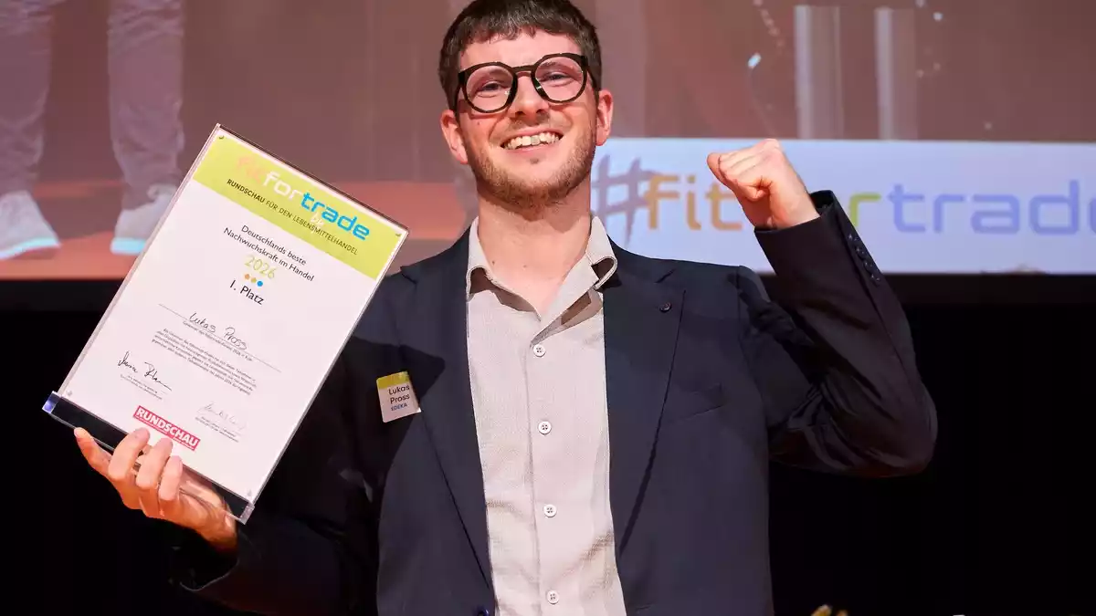 fitfortrade 2026: EDEKA-Talent ist "Deutschlands beste Nachwuchskraft im Handel" - Bild: presseportal.de