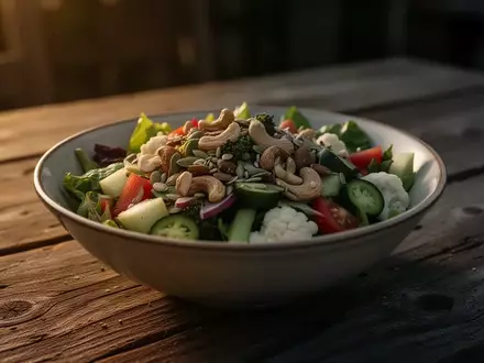 Symbolbild: Schüssel mit frischem Salat - Foto: über boerse-global.de