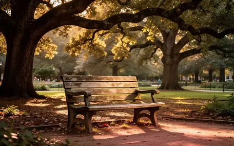 Eine sonnendurchflutete Parkbank in einem ruhigen, grünen Garten, die eine Atmosphäre sozialer Verbundenheit symbolisiert. - Foto: über boerse-global.de