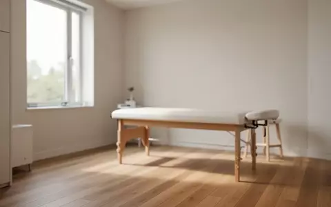 Ein minimalistisch gestalteter, heller Behandlungsraum in einer Klinik mit natürlichem Lichteinfall und ruhiger Atmosphäre. - Foto: über boerse-global.de