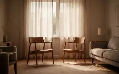 Ein leerer, sonnendurchfluteter Wohnbereich mit einem Stuhl vor einem Fenster, der die Atmosphäre eines häuslichen Umfelds einfängt. - Foto: über boerse-global.de