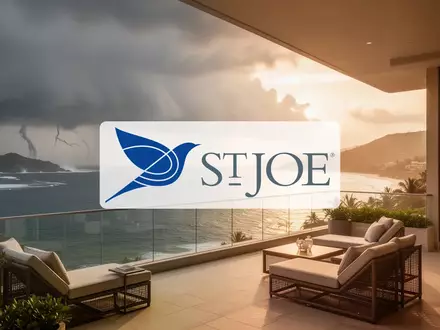 Luxuriöse Hotelterrasse an einer Küste bei Sonnenuntergang nach einem Sturm. - Foto: über boerse-global.de
