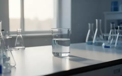 Ein minimalistisches, helles Labor mit wissenschaftlichen Glasgeräten auf einem sauberen Arbeitstisch bei Tageslicht. - Foto: über boerse-global.de