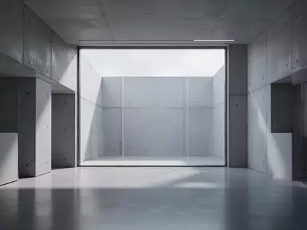 Ein minimalistischer, moderner Innenraum eines Forschungsgebäudes mit klaren architektonischen Linien und natürlichem Licht. - Foto: über boerse-global.de