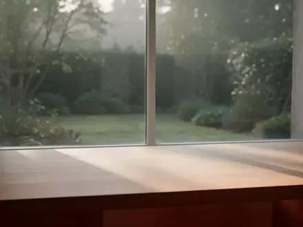 Ein lichtdurchfluteter, ruhiger Raum mit Blick in einen Garten, der eine Atmosphäre von Klarheit und innerer Ruhe vermittelt. - Foto: über boerse-global.de