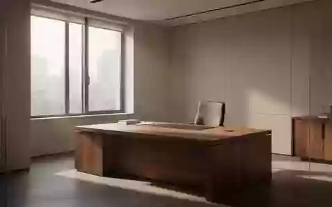 Ein helles, ruhiges Büro mit einem Holztisch und minimalistischem Interieur bei natürlichem Lichteinfall. - Foto: über boerse-global.de